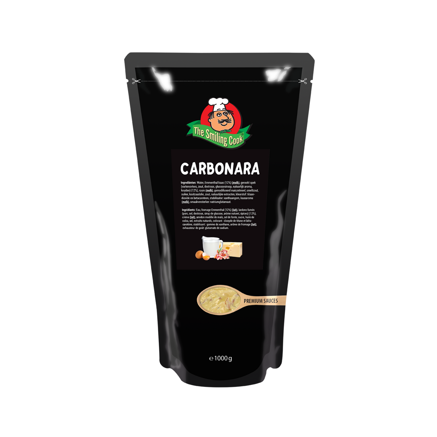Carbonara saus The Smiling Cook