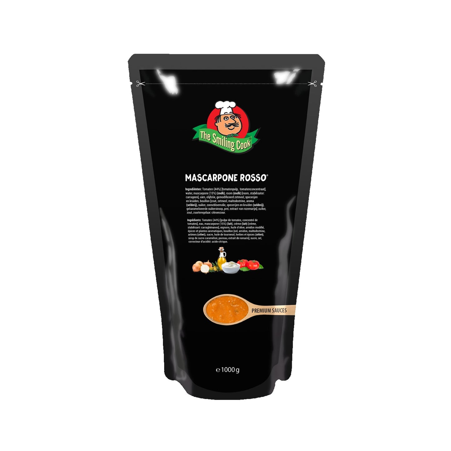 Mascarpone Rosso saus The Smiling Cook