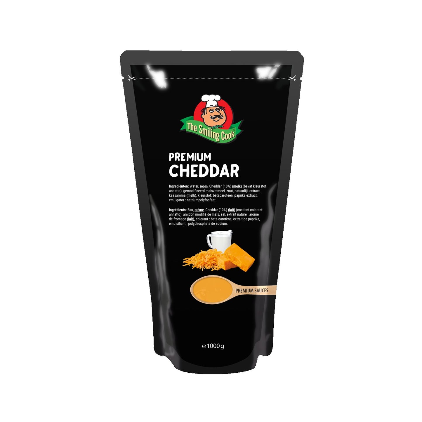 Premium Cheddar saus The Smiling Cook